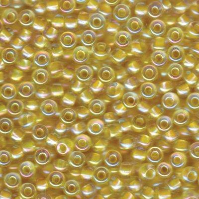 6-9273 Light Yellow Lined Crystal AB Miyuki Seed Beads Tube - Goody Beads