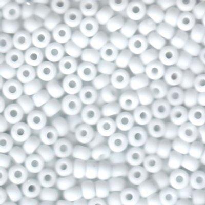 6-9402F Matte Opaque White Miyuki Seed Beads Tube - Goody Beads