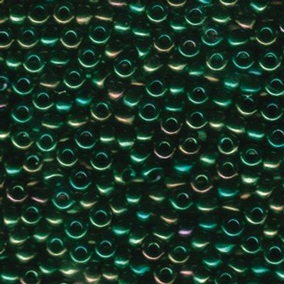 6-9453 Metallic Olive Iris Miyuki Seed Beads Tube - Goody Beads