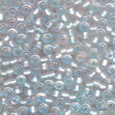 6-93637 Pearlized Crystal AB White Miyuki Seed Beads Tube - Goody Beads