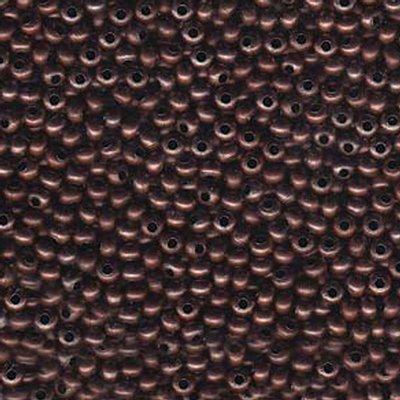 MT8-COPANT-TB 8/0 Antique Copper Metal Seed Beads Tube