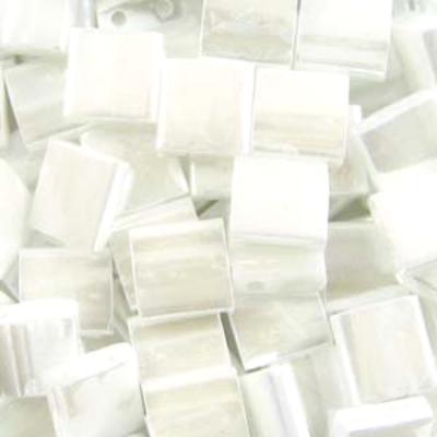 TL420-TB Pearl White Tila Beads Tube - Goody Beads