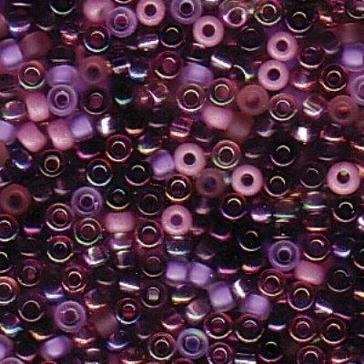 11-9MIX01 Lilac Mix Size 11 Miyuki Seed Beads Tube - Goody Beads