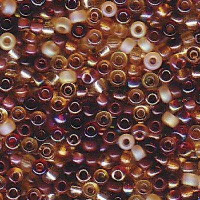 Wheatberry Mix Size 11 Miyuki Seed Beads Tube - Goody Beads