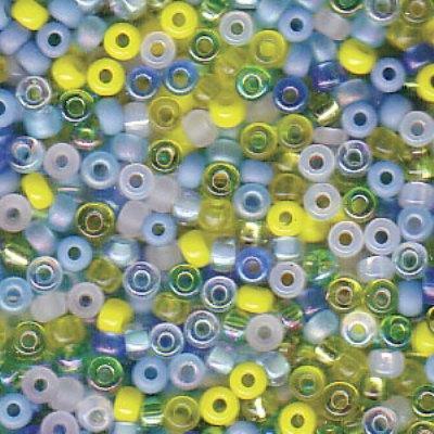 Lagoon Mix Size 11 Miyuki Seed Beads Tube - Goody Beads