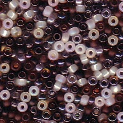 Pebblestone Mix Size 11 Miyuki Seed Beads Tube - Goody Beads