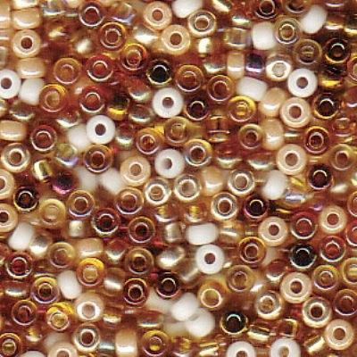 Honey Butter Mix Size 11 Miyuki Seed Beads Tube - Goody Beads