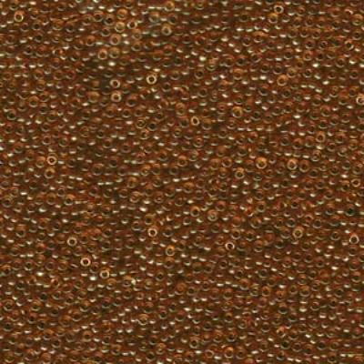 15-91887 Apricot Topaz Gold Luster Miyuki Seed Beads Tube - Goody Beads