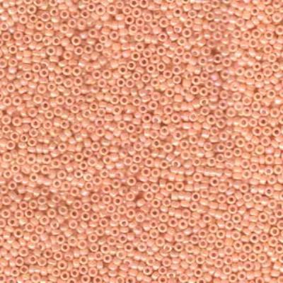 15-9596 Opaque Peach Luster Miyuki Seed Beads Tube - Goody Beads