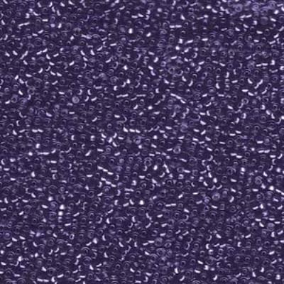 15-91426 Silver Lined Dark Purple Miyuki Seed Beads Tube - Goody Beads