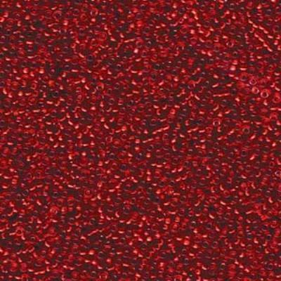 15-91419 Silver Lined Red AB Miyuki Seed Beads Tube - Goody Beads