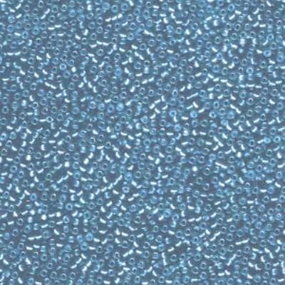 15-91643 Semi-Matte Silver Lined Sky Blue Miyuki Seed Beads Tube - Goody Beads