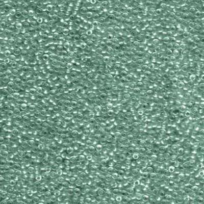 15-91555 Sparkle Teal Lined Crystal Miyuki Seed Beads Tube - Goody Beads