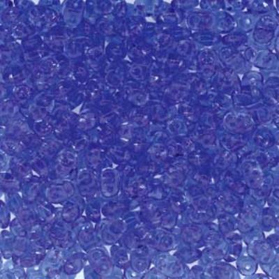 DU0530060 Sapphire SuperDuo Two Hole Czech Seed Beads Tube - Goody Beads