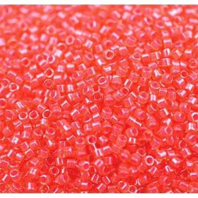 DB2051 11/0 Luminous Poppy Red Miyuki Seed Beads Tube - Goody Beads