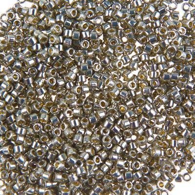 DB1851 11/0 Smokey Pewter Delica Duracoat Galvanized Seed Beads Tube - Goody Beads