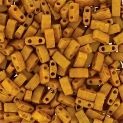 TLH2312-TB Mustard Miyuki 1/2 Cut Tila Beads Tube - Goody Beads