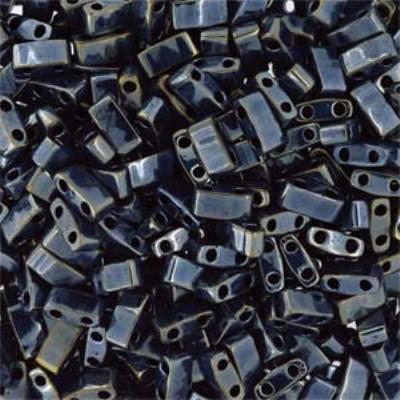 TLH464-TB Light Gunmetal Miyuki 1/2 Cut Tila Beads Tube - Goody Beads