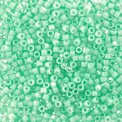 DB2125 11/0 Sea Opal Duracoat Opaque Dyed Delica Seed Beads Tube - Goody Beads