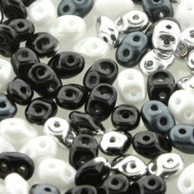 DU05MIX119 Formal Affair SuperDuo Two Hole Czech Seed Beads Tube - Goody Beads