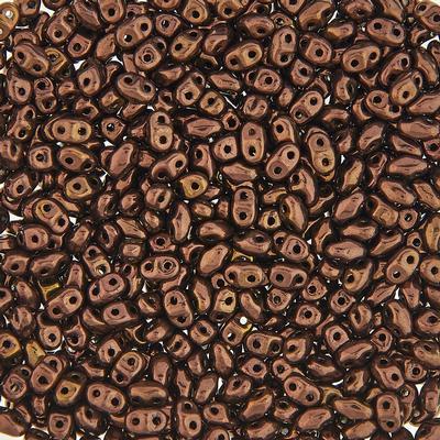 DU0423980-14415-TB Jet Bronze MiniDuo Beads - Goody Beads