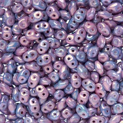 DU0503000-15001-TB Nebula Chalk SuperDuo Two Hole Czech Seed Beads Tube