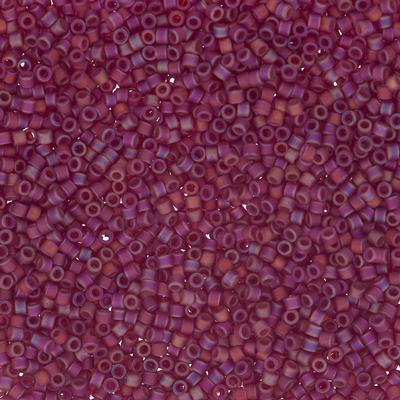 DB0867 11/0 Matte Dark Cranberry AB Miyuki Seed Beads Tube - Goody Beads