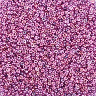 2.2mm Gold Lustered Dark Amethyst 11/0 TOHO Demi Round Seed Beads - Goody Beads