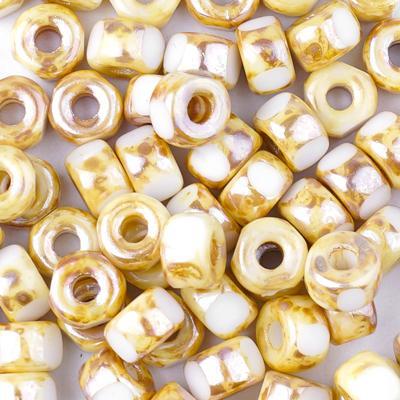 MTB02C-03000-43500 Chalk Rembrandt 3 Cut 2/0 Matubo Czech Glass Seed Beads