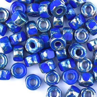 MTB02C-33050-43500 Opaque Blue Rembrandt 3 Cut 2/0 Matubo Czech Glass Seed Beads