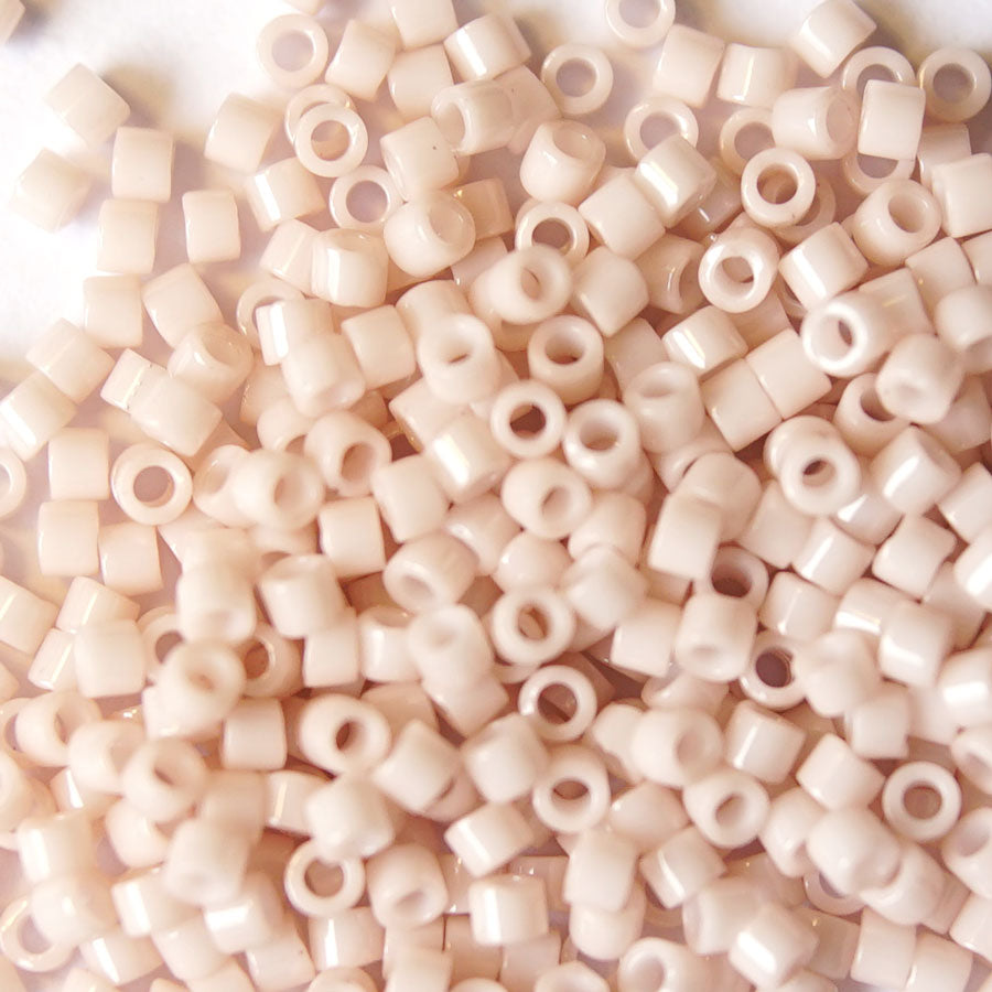 DB1495 Opaque Pink Champagne 11/0 Delica Seed Beads Tube - Goody Beads