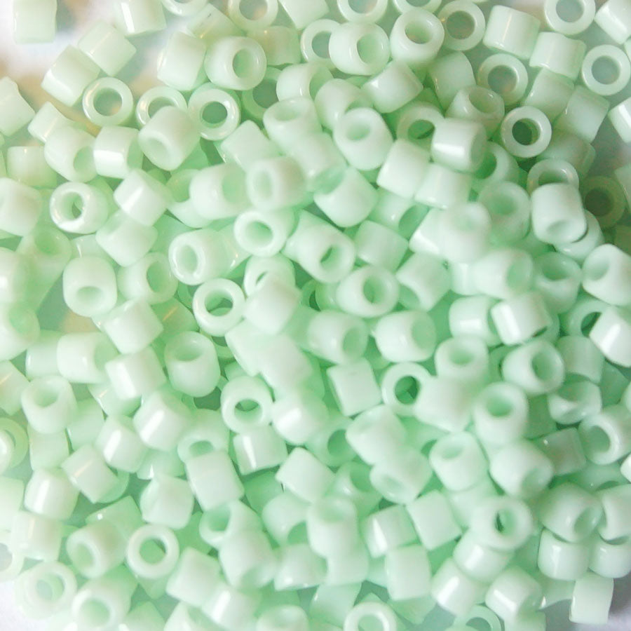 DB1496 Opaque Light Mint 11/0 Delica Seed Beads Tube - Goody Beads