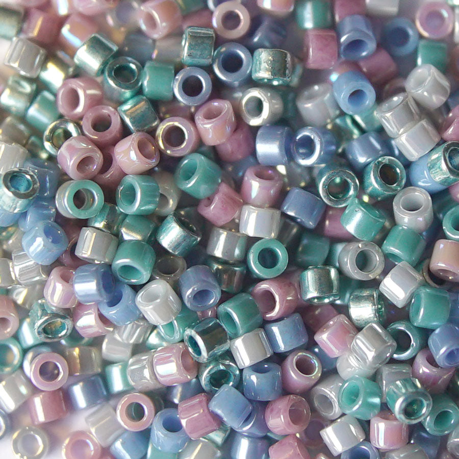 DB-MIX9022 Vintage Garden Mix 11/0 Delica Seed Beads Tube - Goody Beads