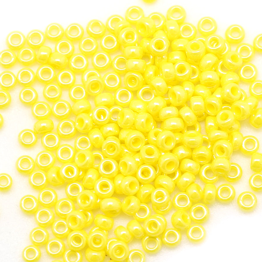 11-9422 Opaque Yellow Luster Miyuki Seed Beads Tube - Goody Beads