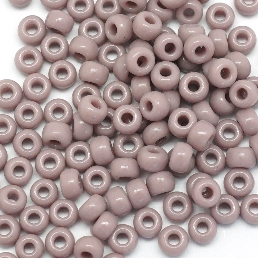 6-9410 Opaque Mauve 6/0 Seed Beads Tube - Goody Beads