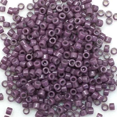 DB2360 Duracoat Opaque Dark Purple 11/0 Delica Seed Beads Tube - Goody Beads