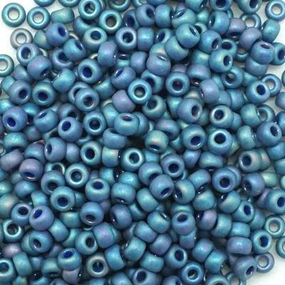 8-94703 Frost Opaque Glaze Rainbow Nebula 8/0 Round Seed Beads Tube - Goody Beads