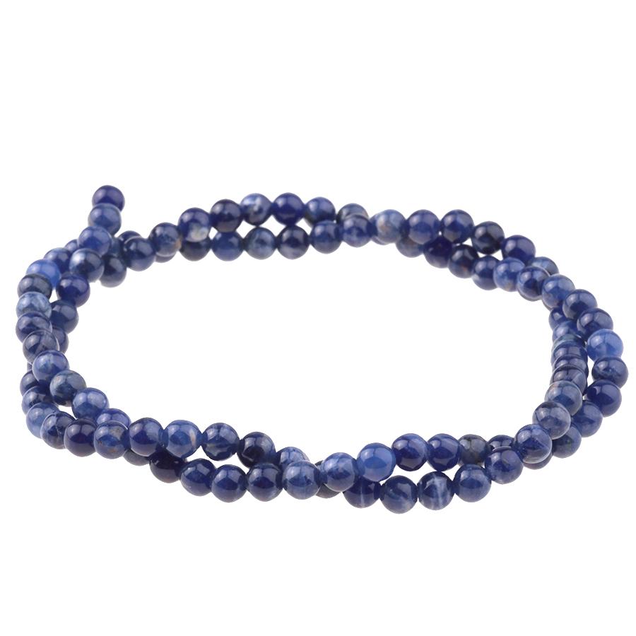 AAA Grade Sodalite 4mm Round 15-16 Inch