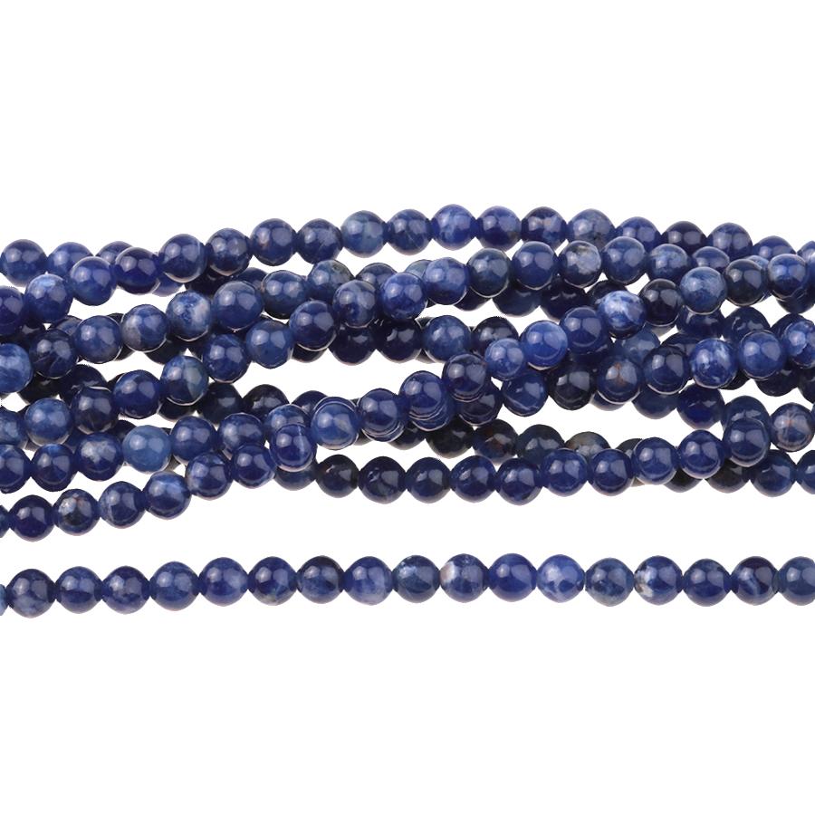 AAA Grade Sodalite 4mm Round 15-16 Inch