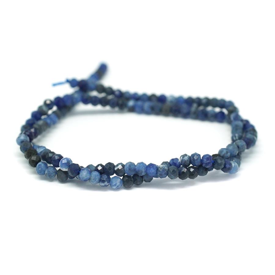 Sodalite Faceted 3x4mm Rondelle - 15-16 Inch