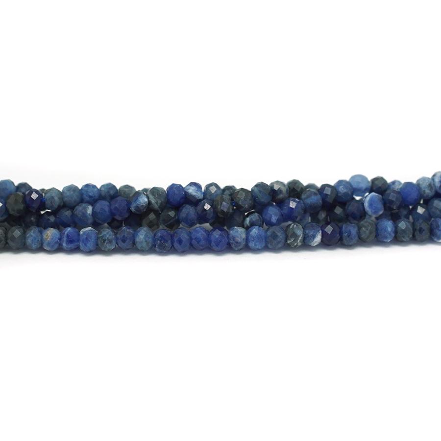 Sodalite Faceted 3x4mm Rondelle - 15-16 Inch