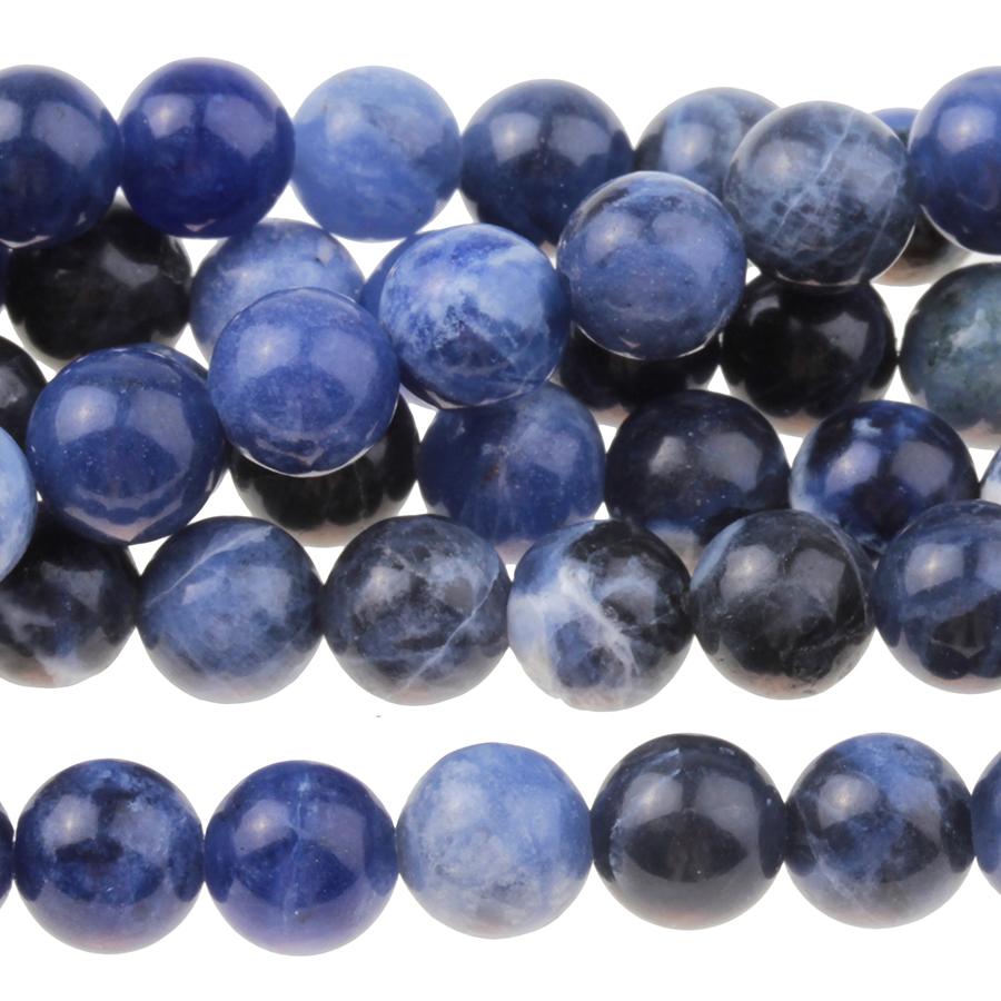 Sodalite 6mm Round 8-Inch - Goody Beads