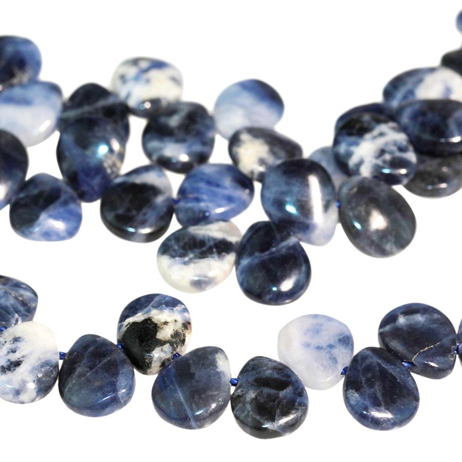 Sodalite 7x9mm Top Drilled Drop 8-Inch