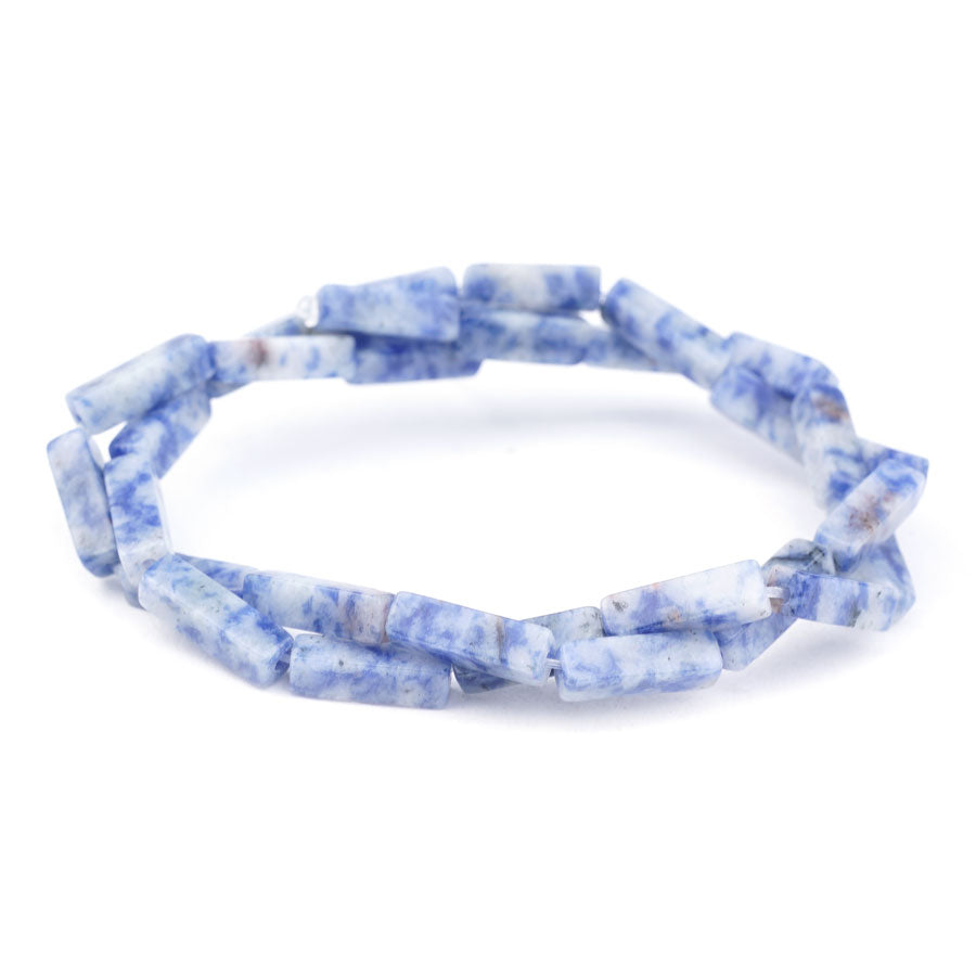 Sodalite Snowflake 4X13mm Rectangle Tube - Limited Editions - Goody Beads
