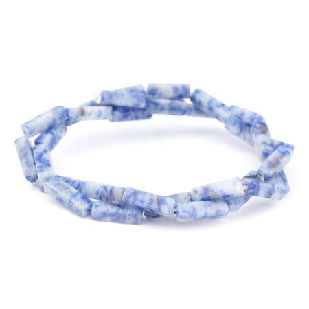 Sodalite Snowflake 4X13mm Rectangle Tube - Limited Editions - Goody Beads