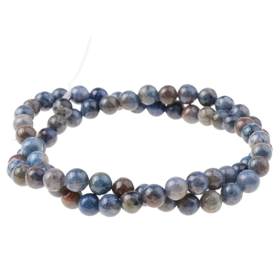 Sunset Dumortierite 6mm Round 15-16 Inch