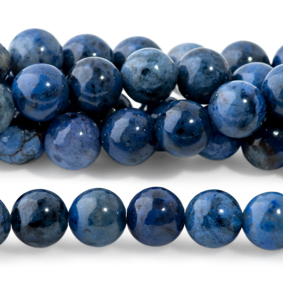 Sunset Dumortierite 6mm Round A Grade - 15-16 Inch