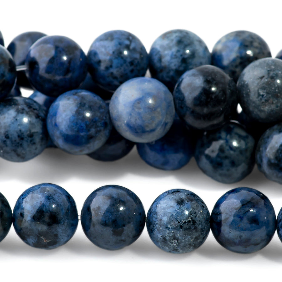 Sunset Dumortierite 8mm Round A Grade - 15-16 Inch