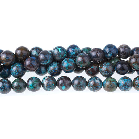 Shattuckite  10mm Round - 15-16 Inch