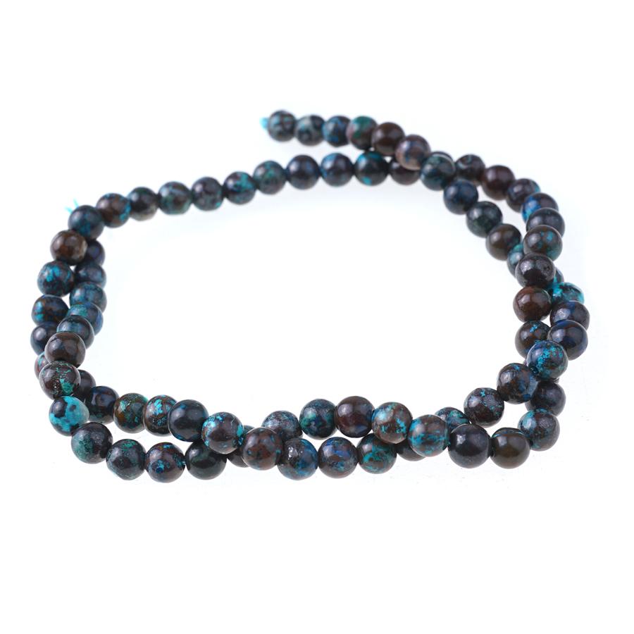 Shattuckite  4-5mm Round - 15-16 Inch